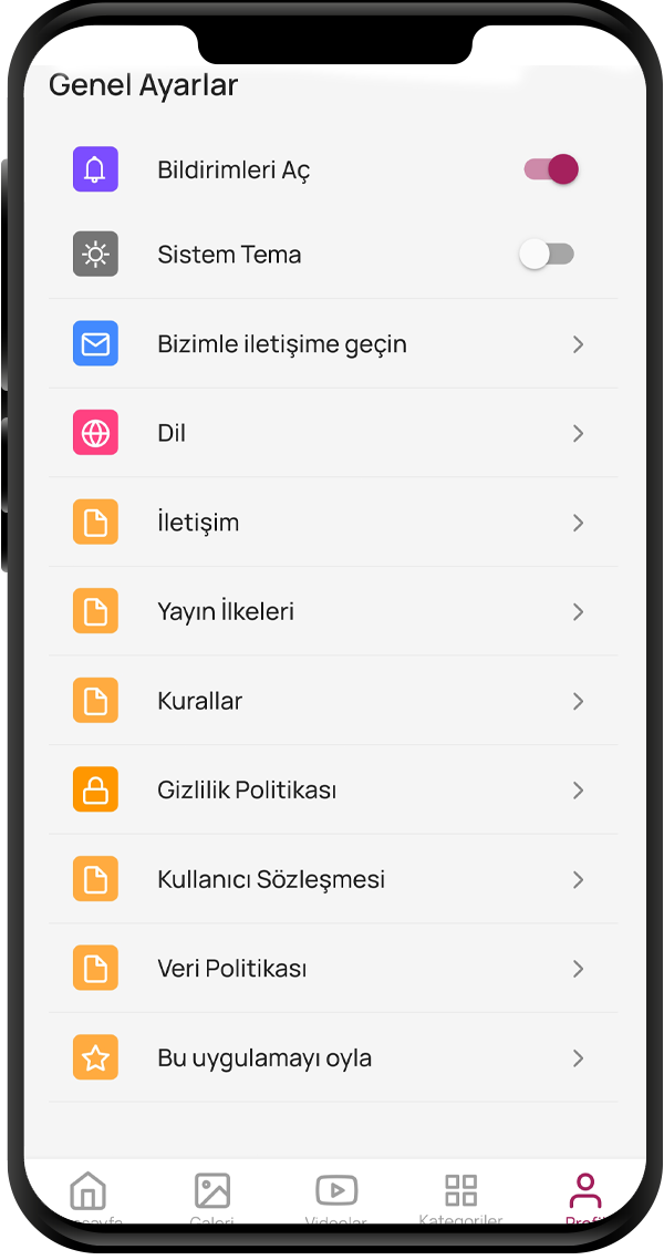 Mobil Haber Uygulaması