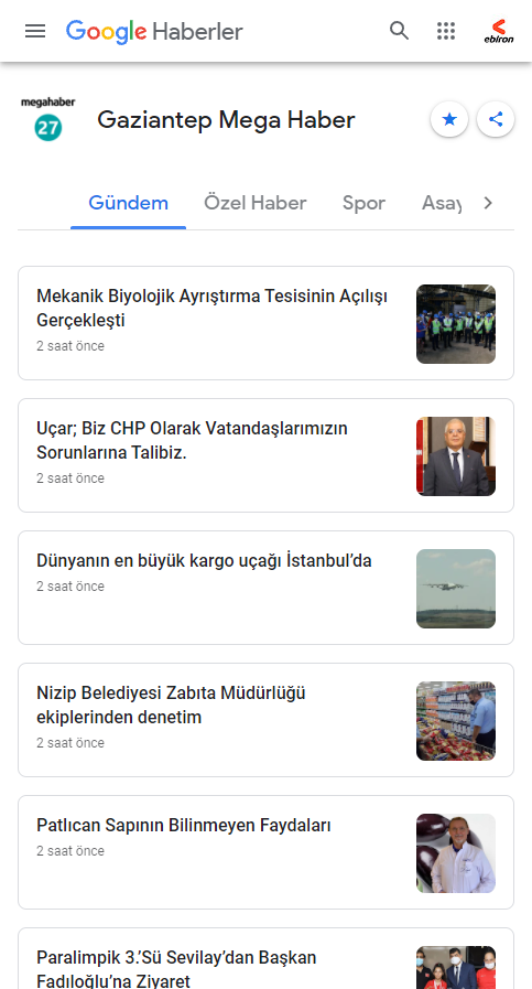 Google News Haberler